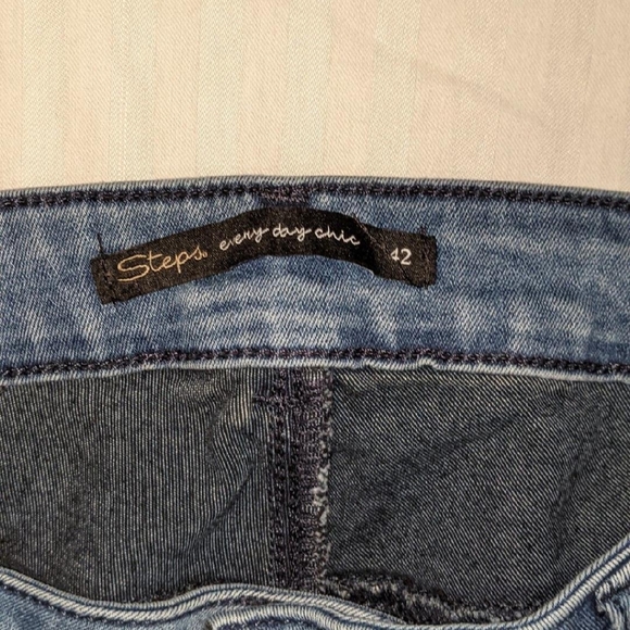 Steps Denim Skinny Blue Stretch Jeans Pants Size 42 Women - Picture 3 of 3